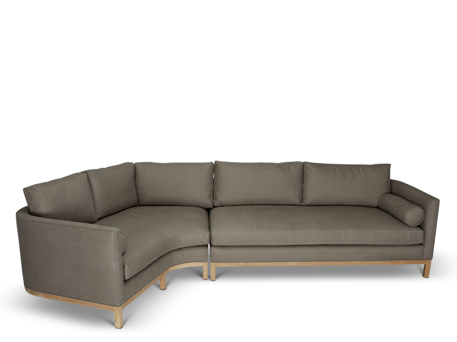 Curved Back Sectional - Contract Grade