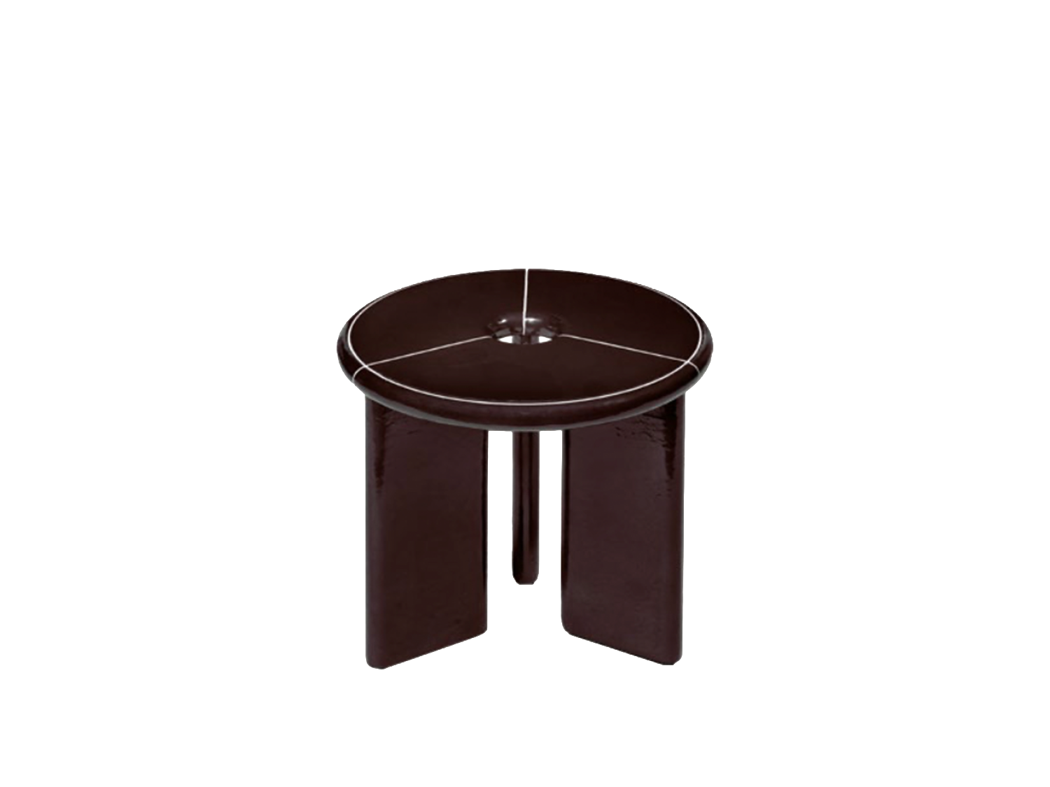 Deya Side Table - Chestnut Brown