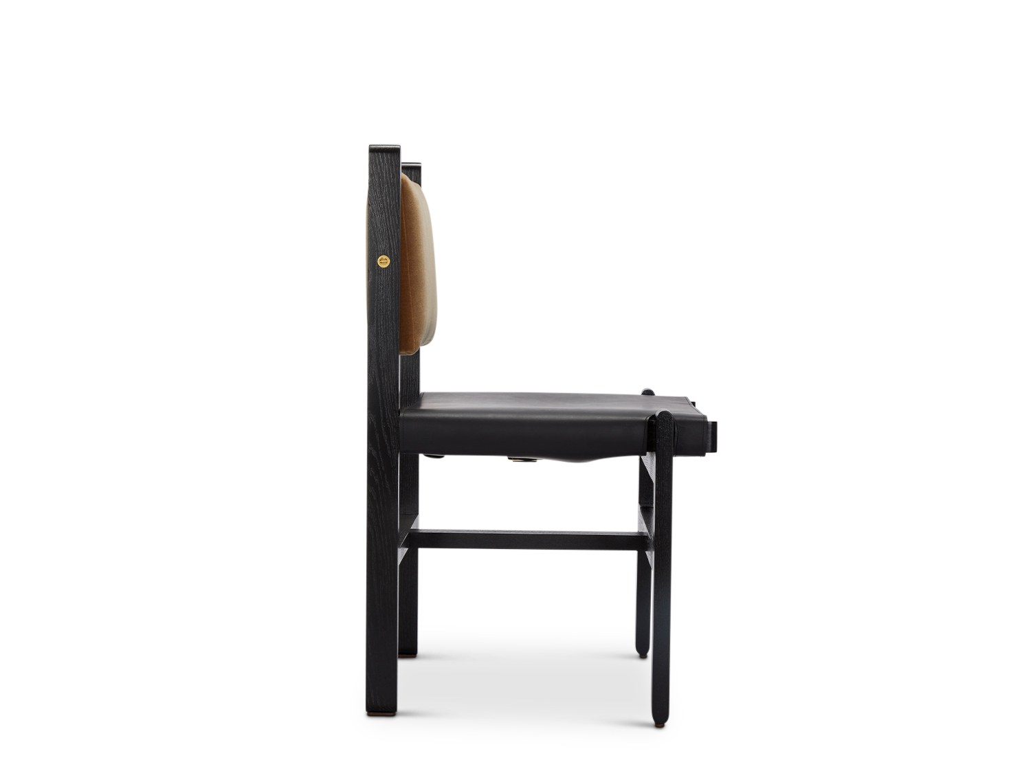 Morro Dining Side Chair - Morro Leather Sling Seat