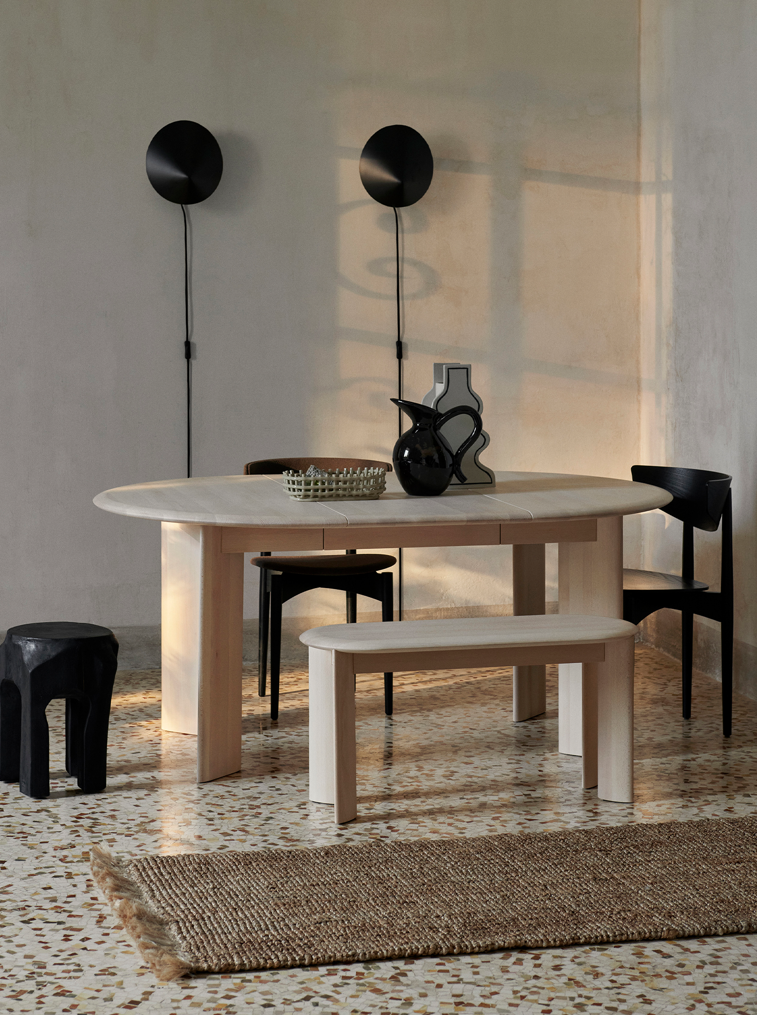 Bevel Table - Extendable x 2