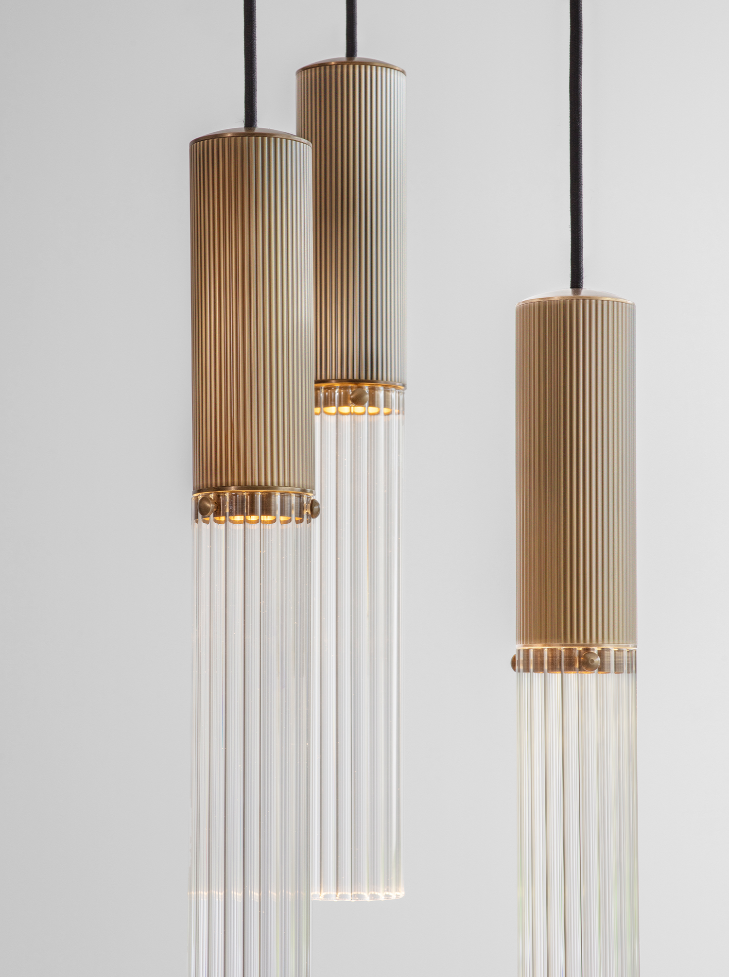 Flume 50 Pendant - 3 Drop Grouping