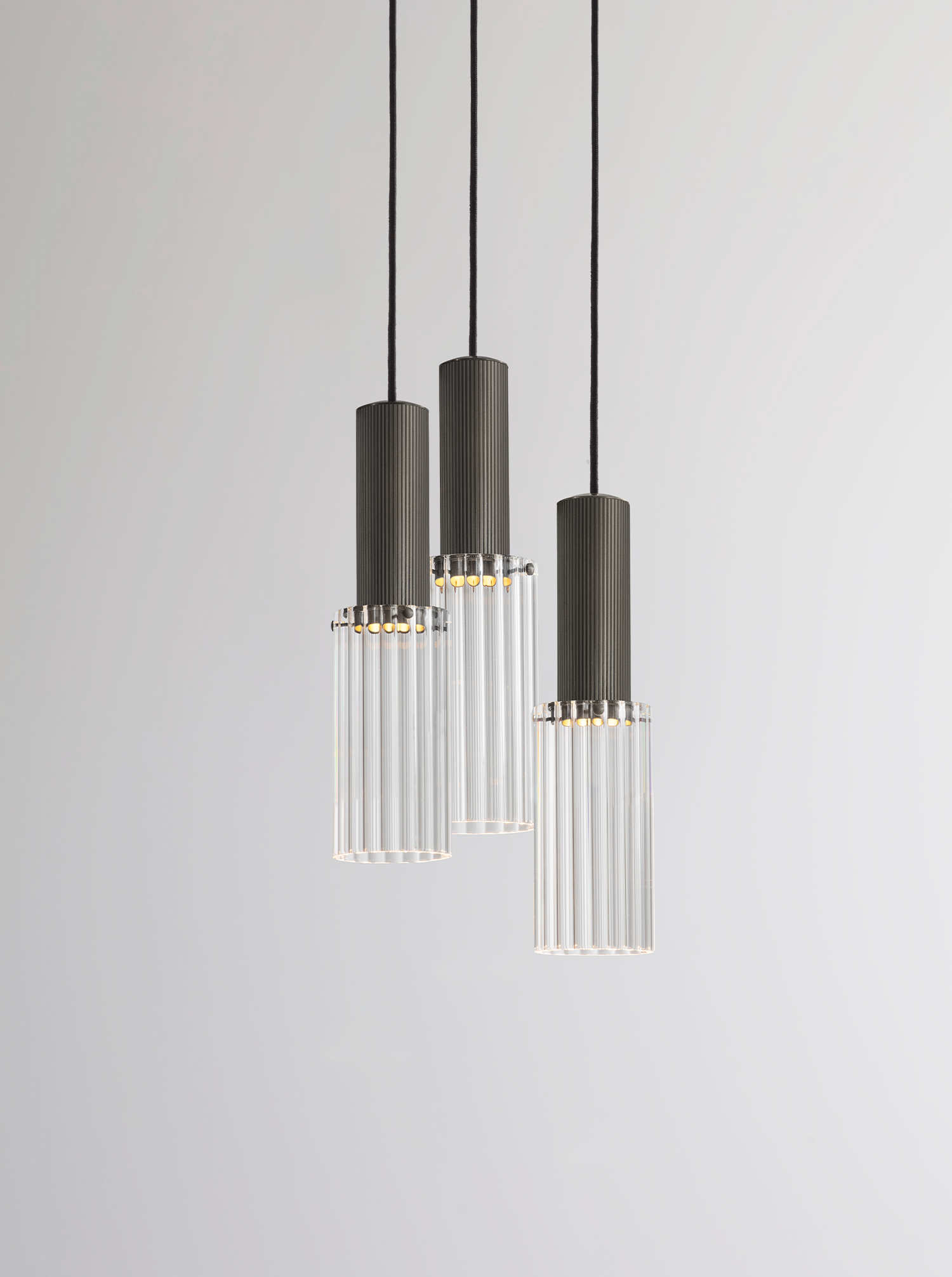 Flume 80 Pendant - 3 Drop Grouping