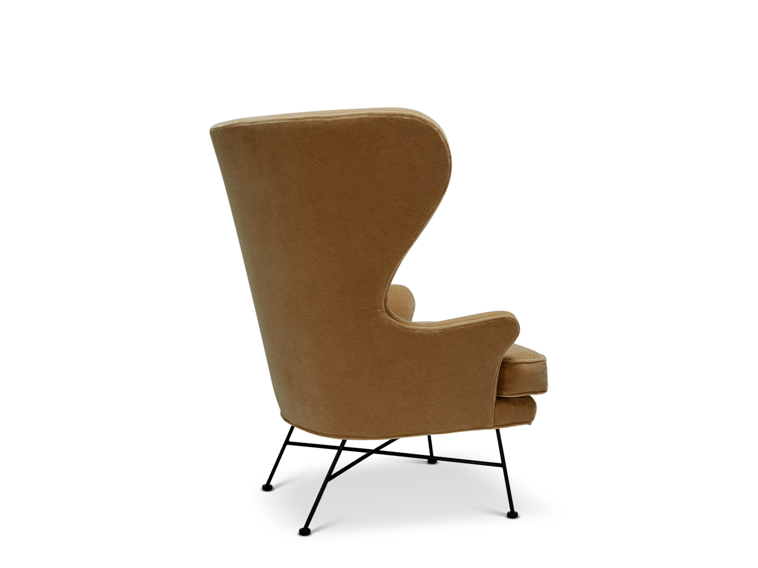 Highland Wingback Chair - Metal Base