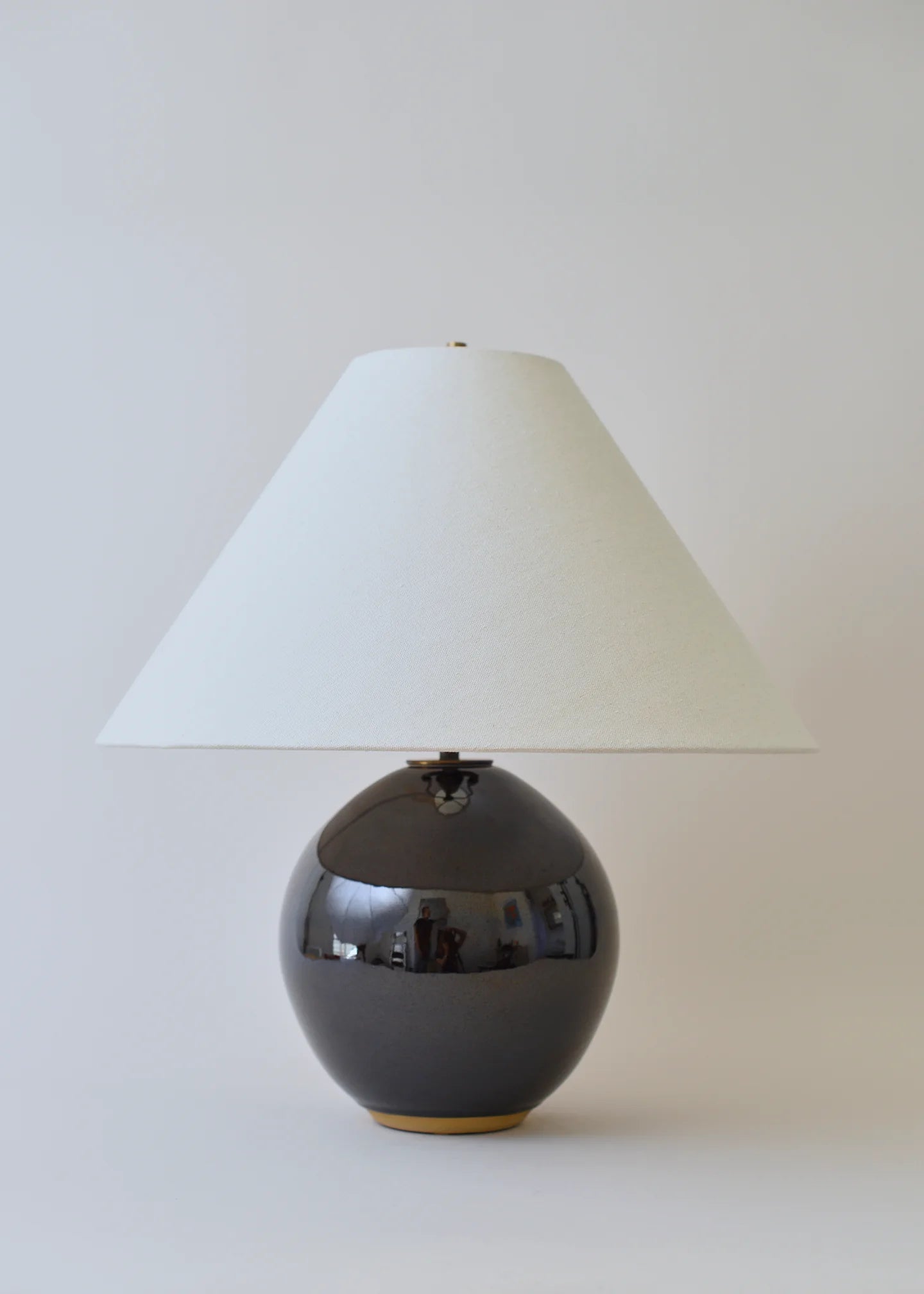 Medium Orb Lamp - Amber