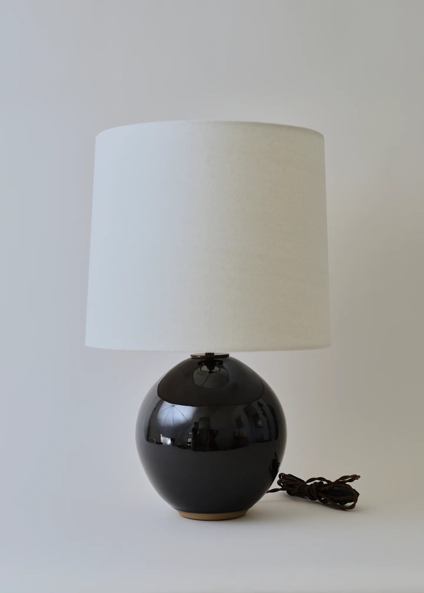 Medium Orb Lamp - Amber
