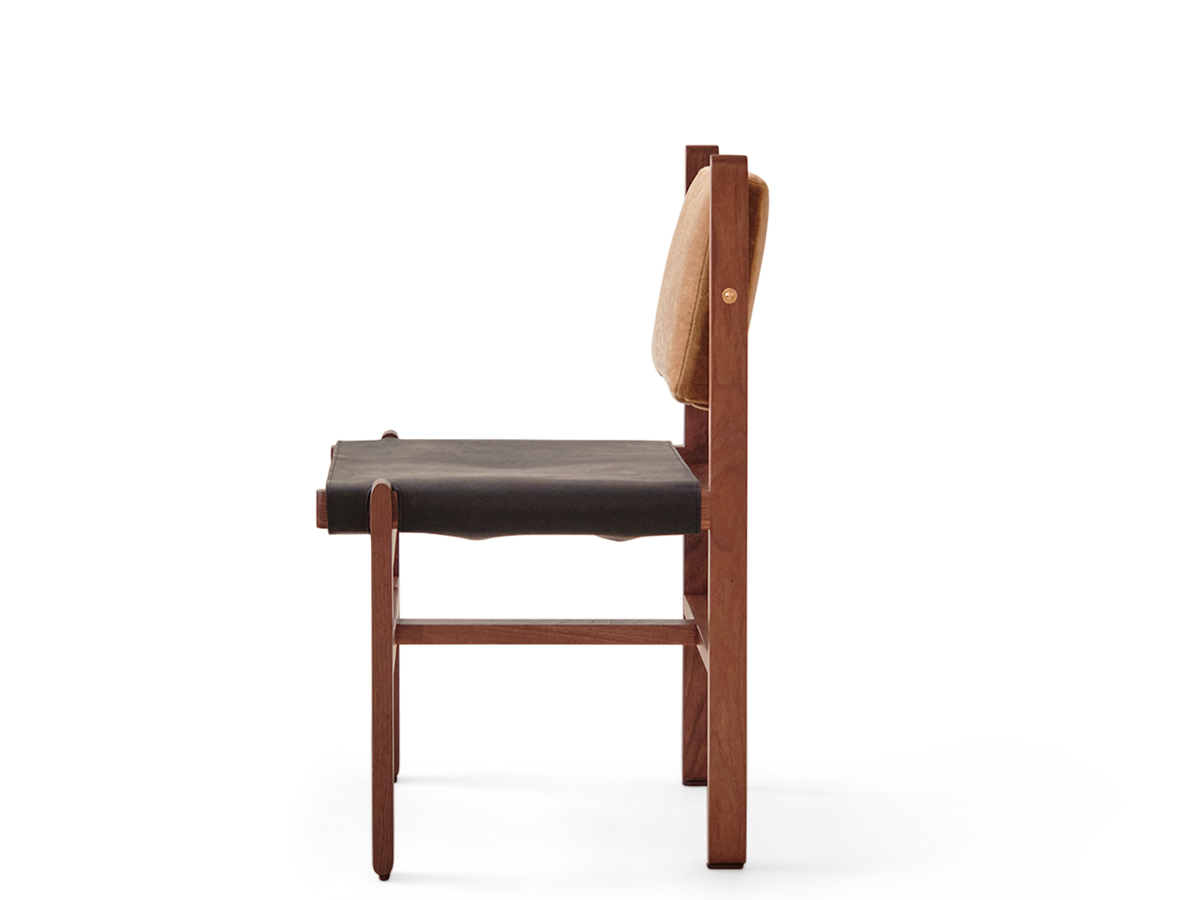 Morro Dining Side Chair - Leather Sling Seat