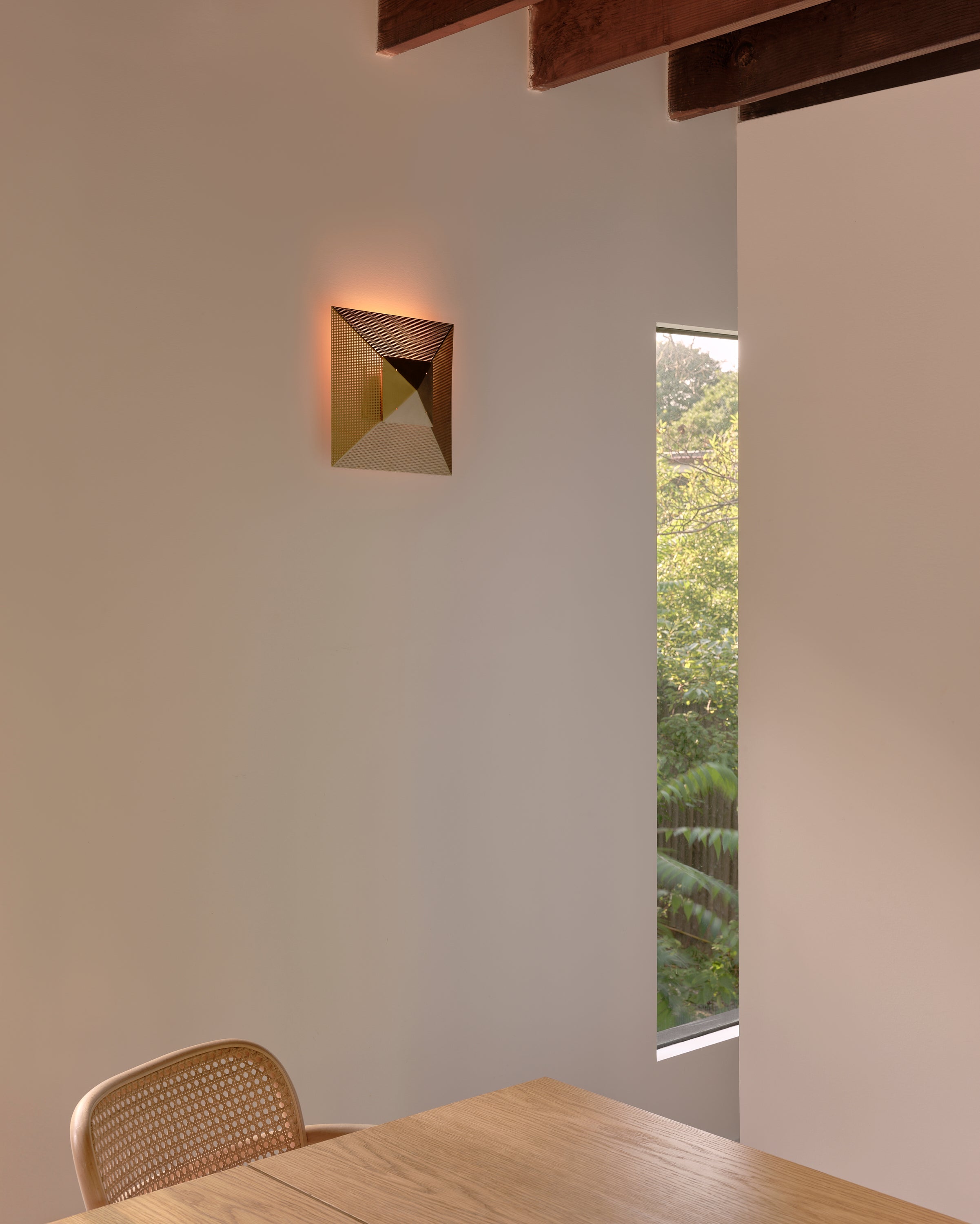 Pyramid Sconce