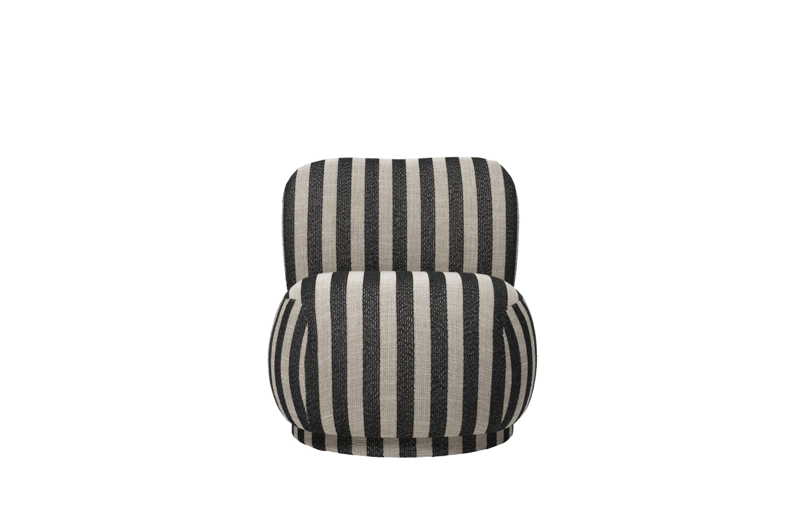 Rico Piccolo Lounge Chair - Louisiana - Sand/Black