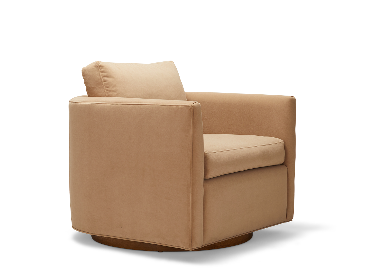 Curved Back Swivel Chair - Contract Grade