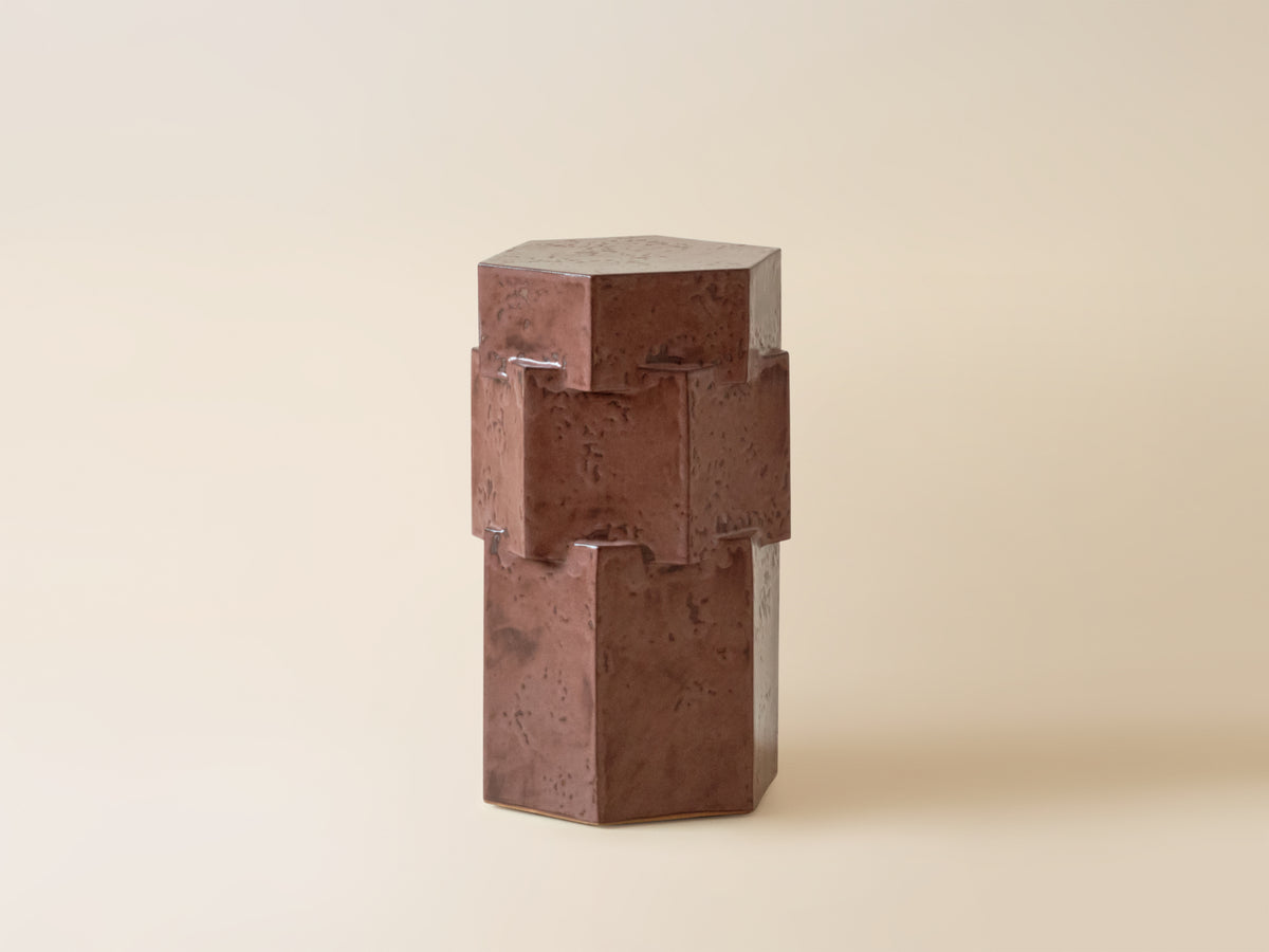 Tall Hex Side Table