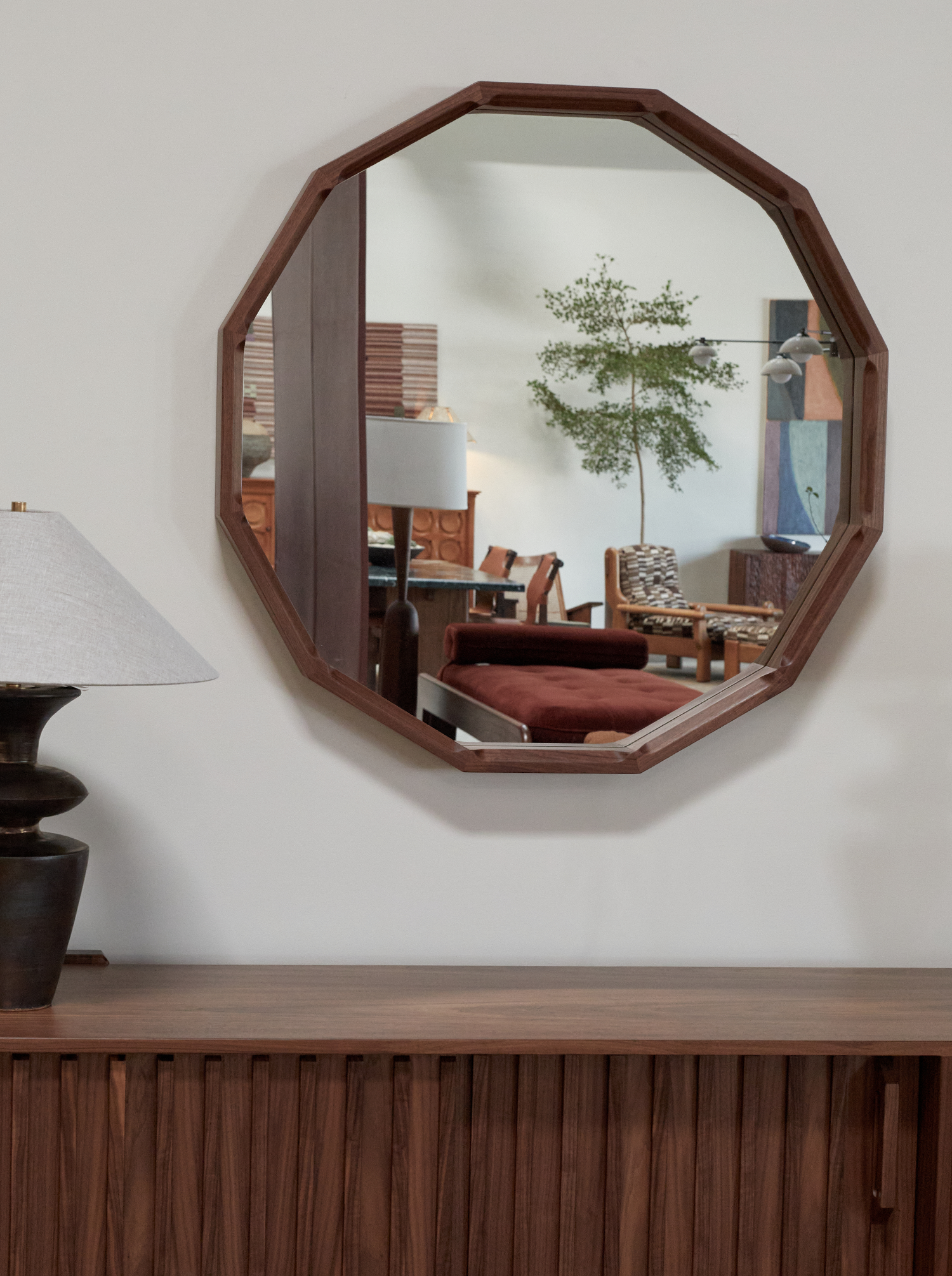 Facet Mirror - Round