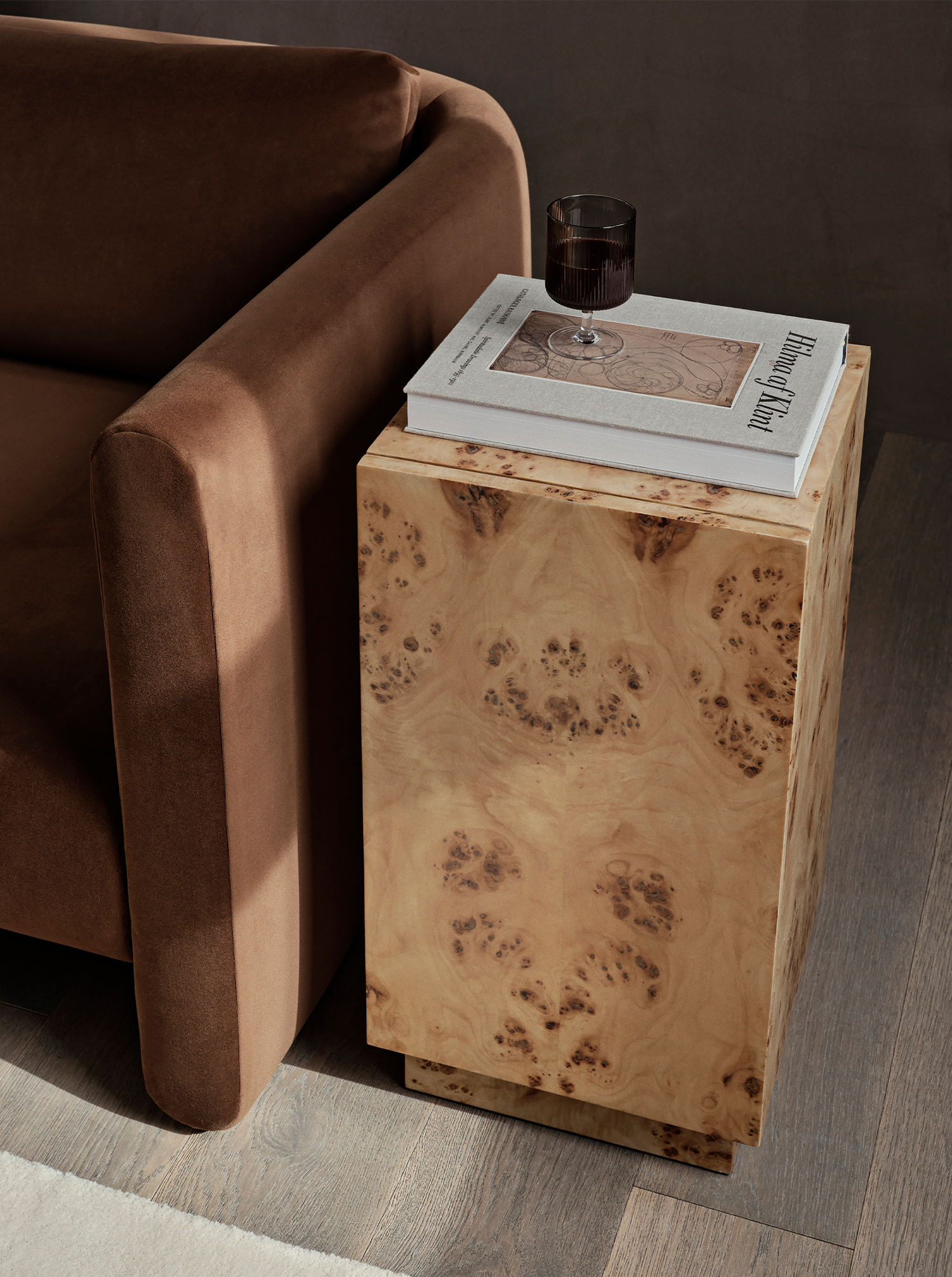 Burl Side Table - Natural