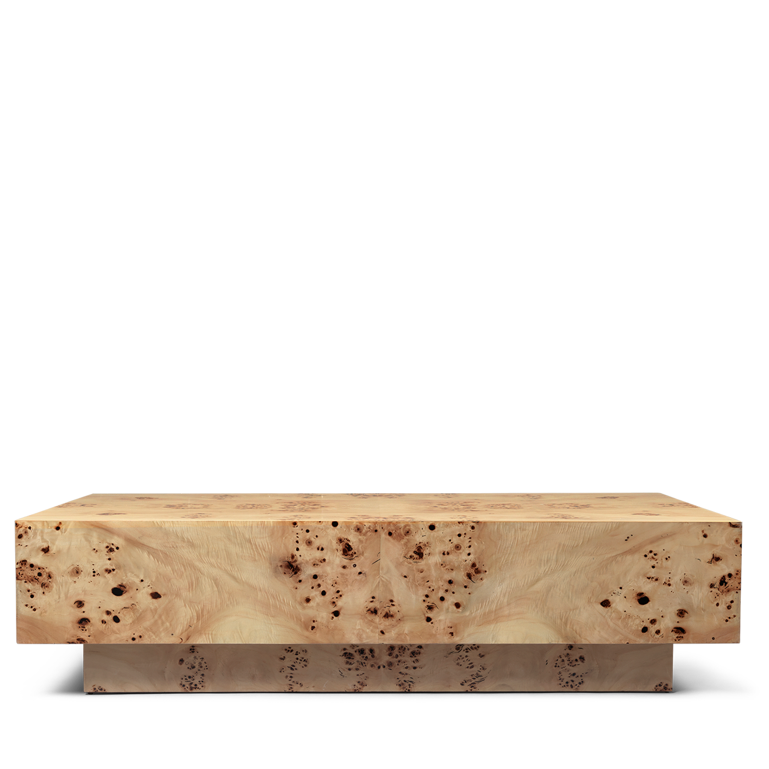 Burl Coffee Table - Natural