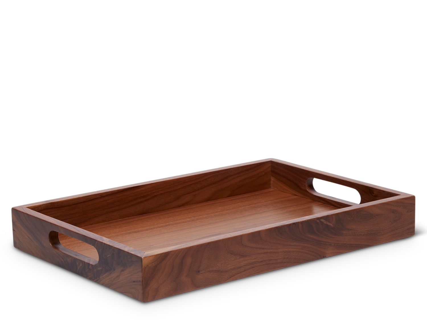 Moreno Tray - Rectangle - Natural Walnut