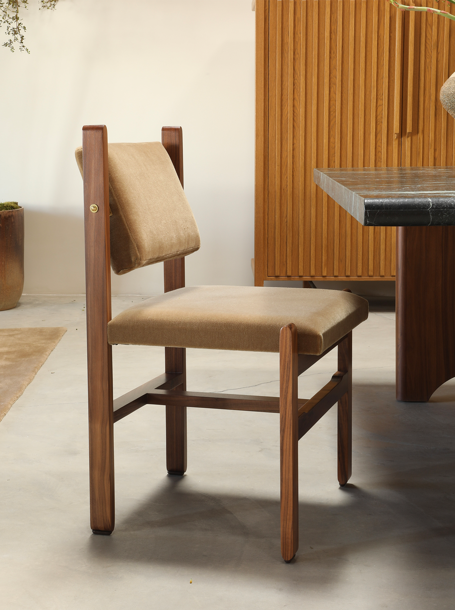 Morro Dining Side Chair - Upholstered Seat