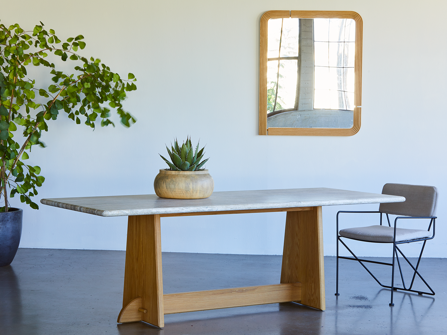 Ojai Dining Table - Stone Top