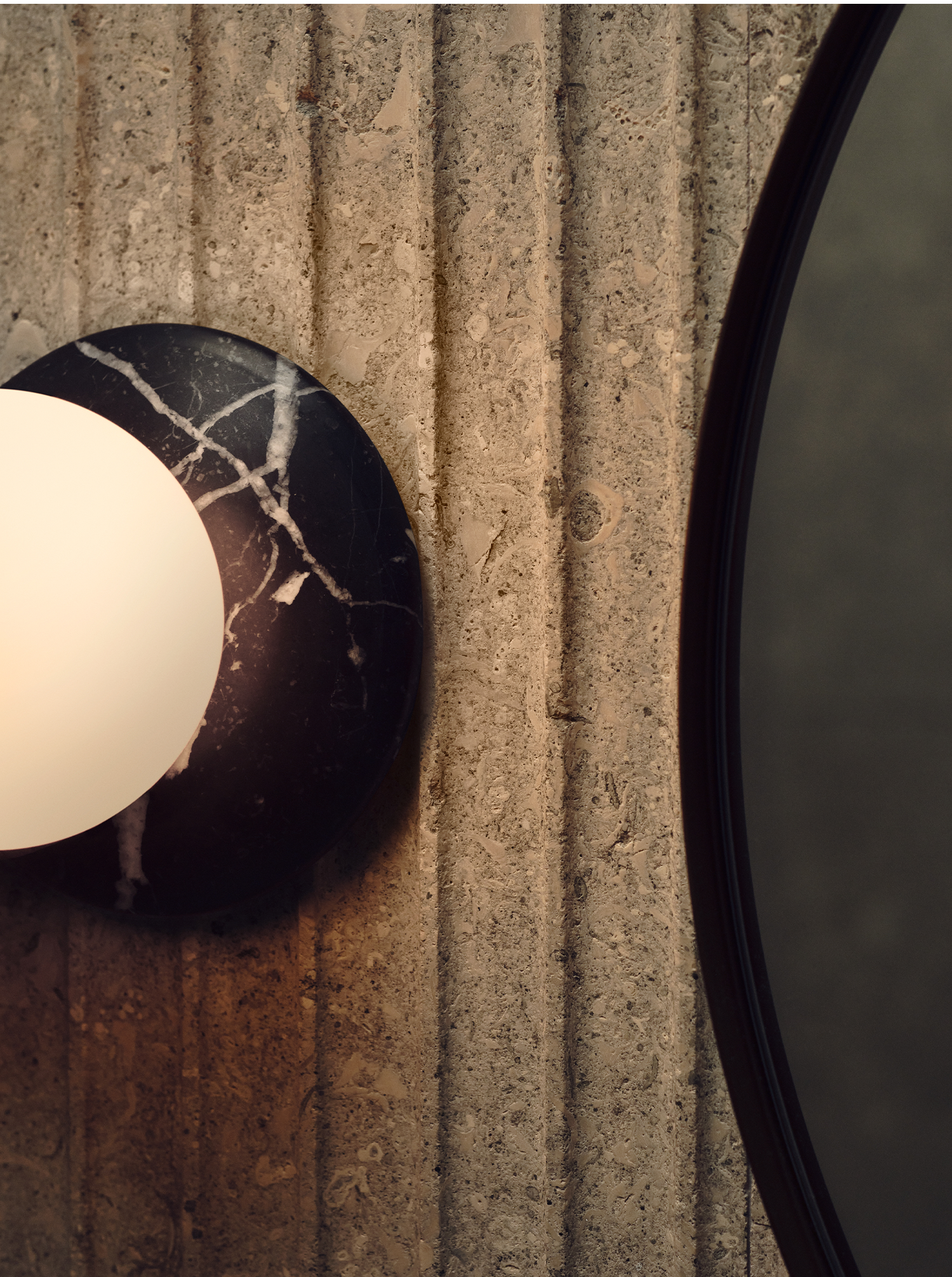 Orbit Wall Lamp - Stone