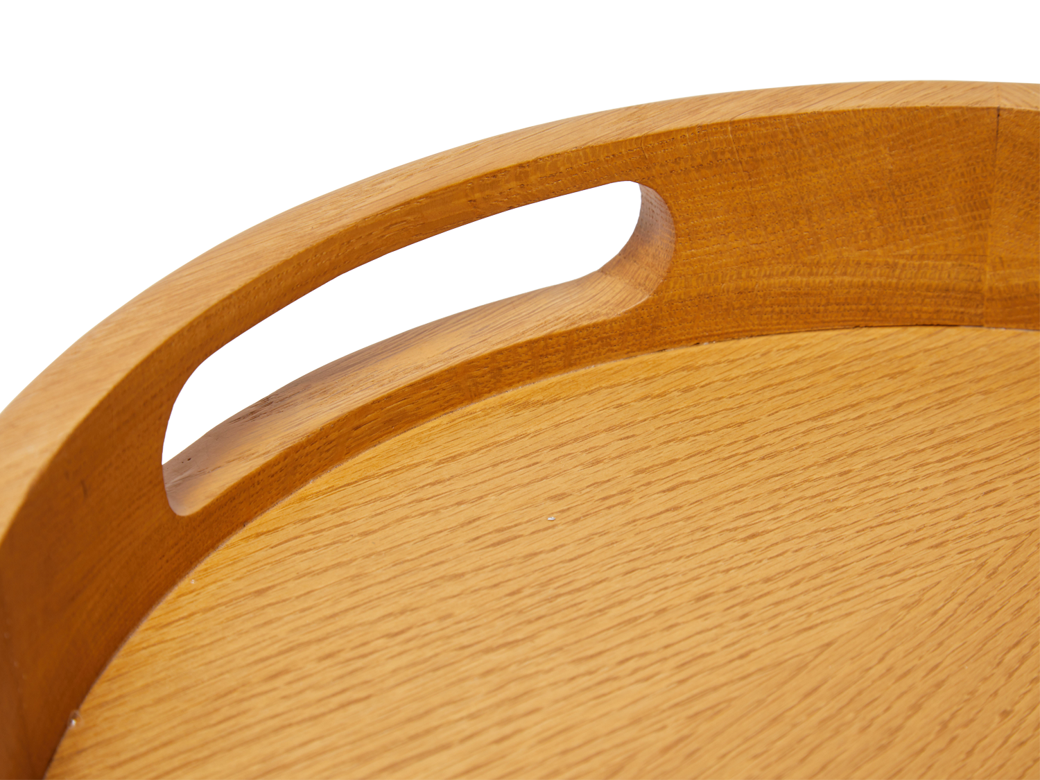 Moreno Tray - Round - Oiled Oak