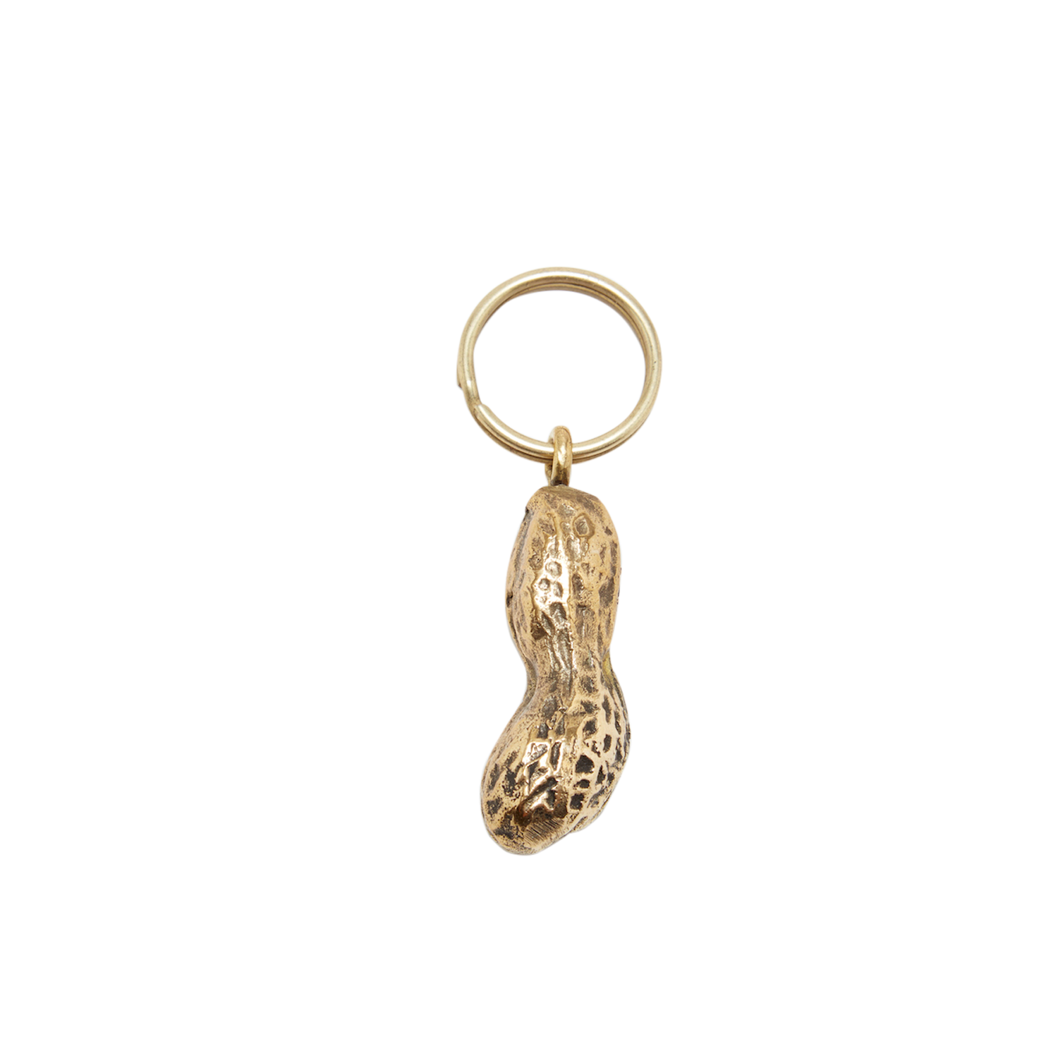 5617 Brass Peanut Key Ring