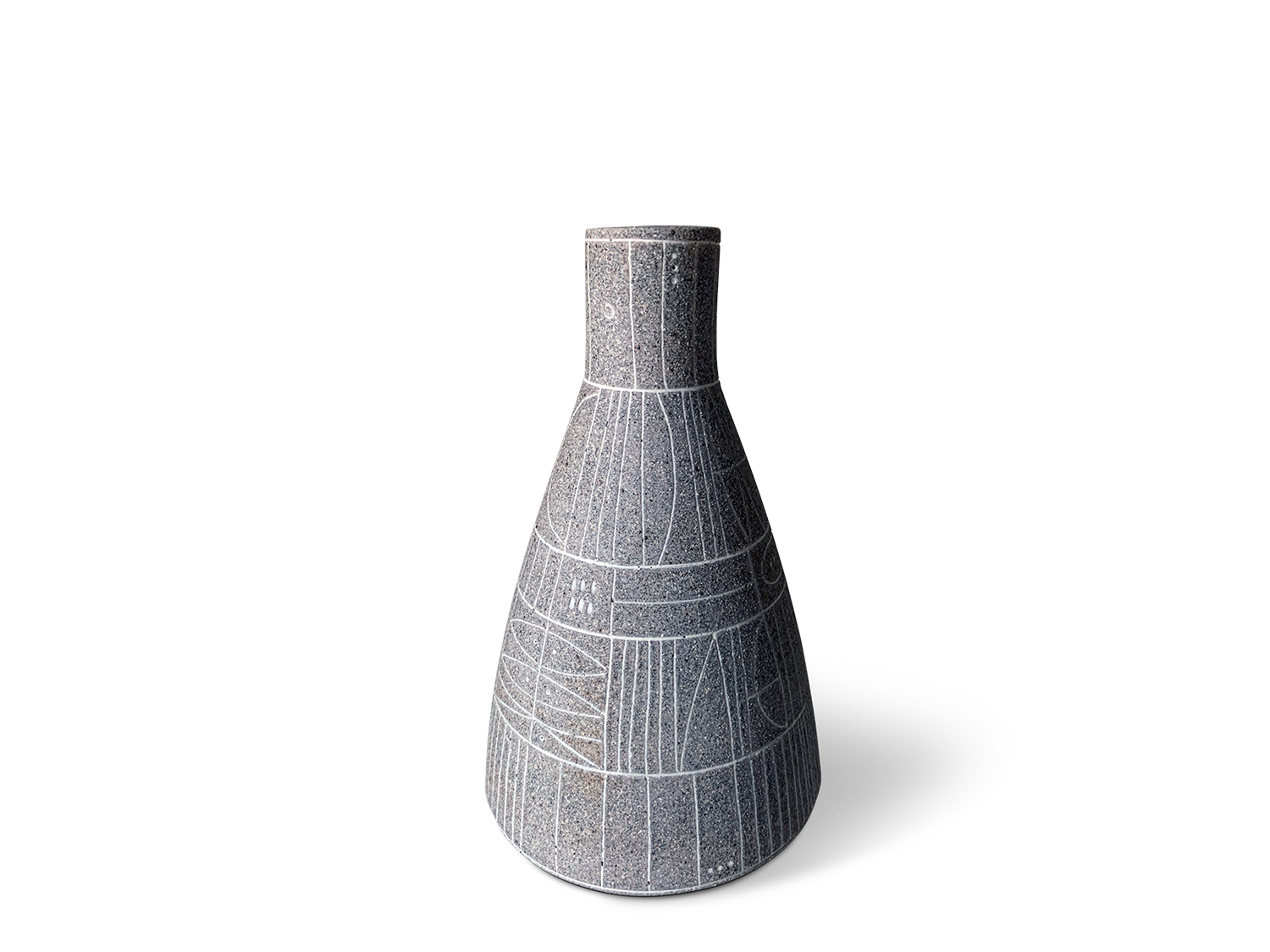 Scribe Flask Vessel