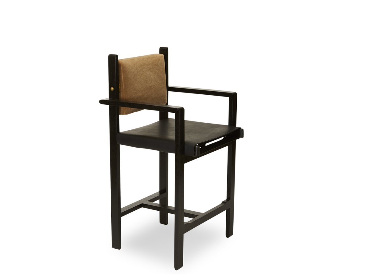 Morro Barstool - Leather Sling Seat