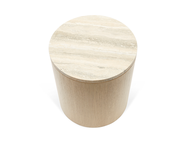 Prospect Side Table with Stone - Contract Grade
