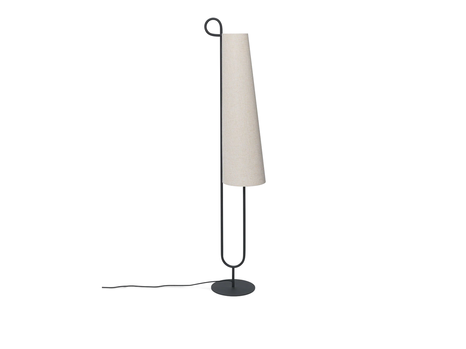 Ancora Floor Lamp - Black/Natural