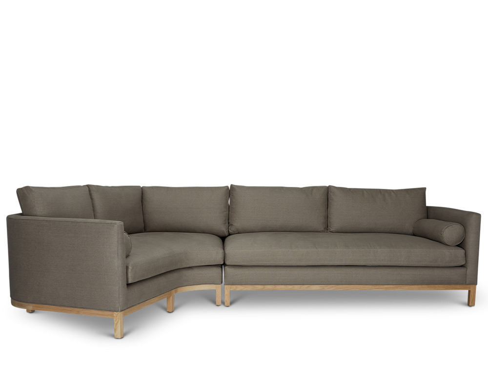 Curved Back Sectional