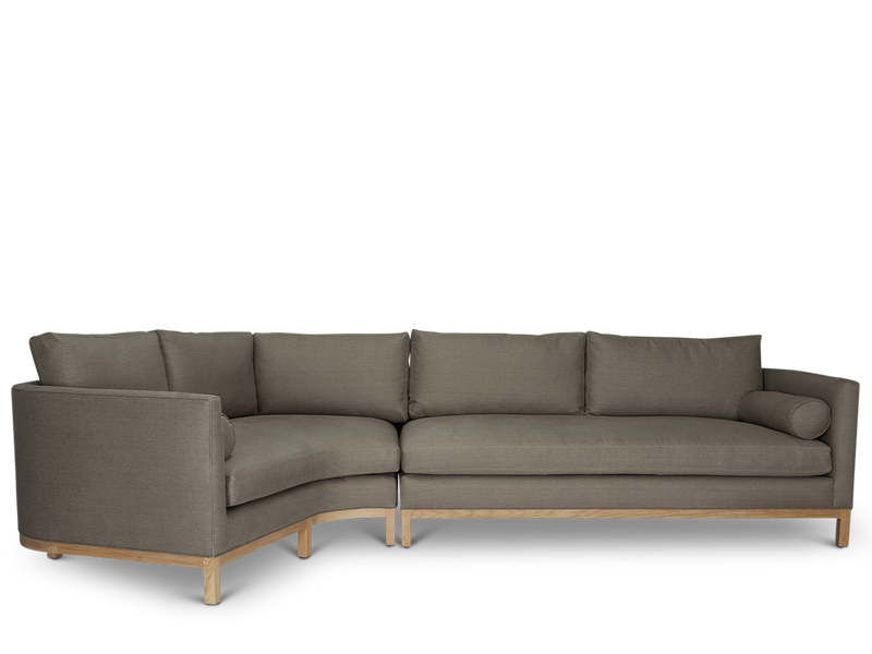 Curved Back Sectional - Contract Grade