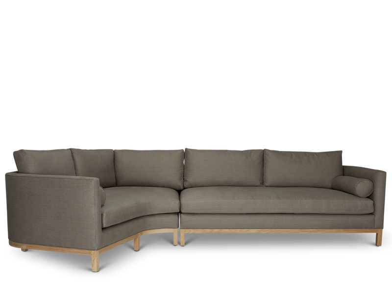 Curved Back Sectional lawson fenning
