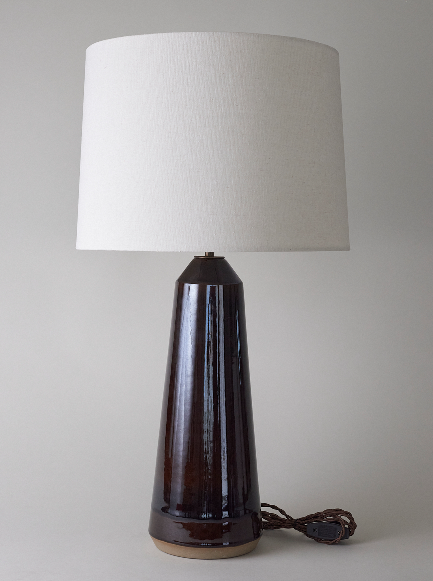 Large Column Lamp - Dark Amber