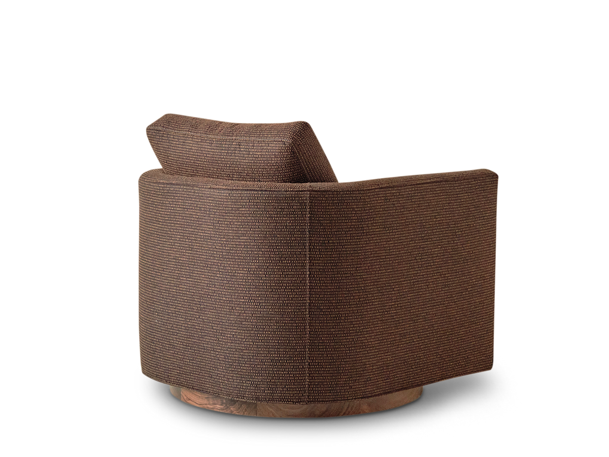 Curved Back Swivel Chair