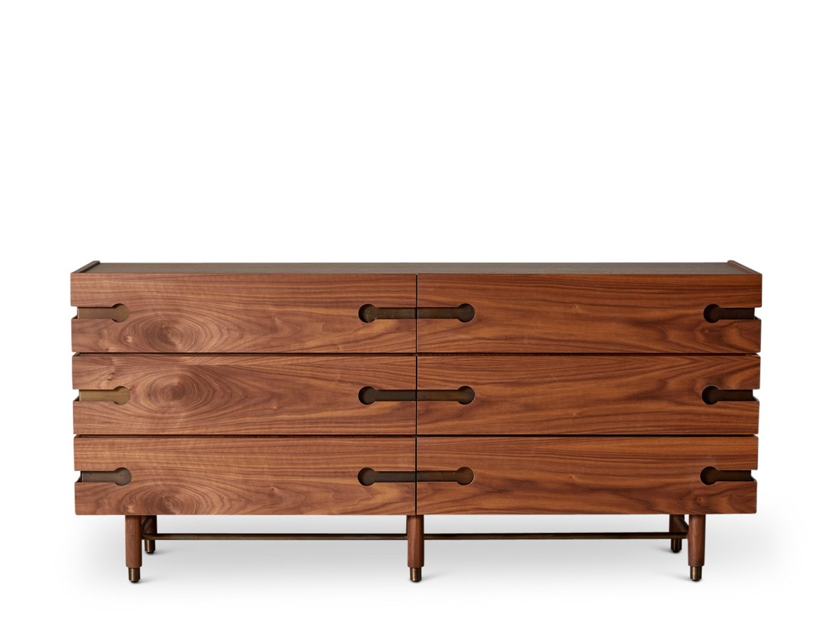6 drawer dresser modern 6-Drawer Niguel Dresser