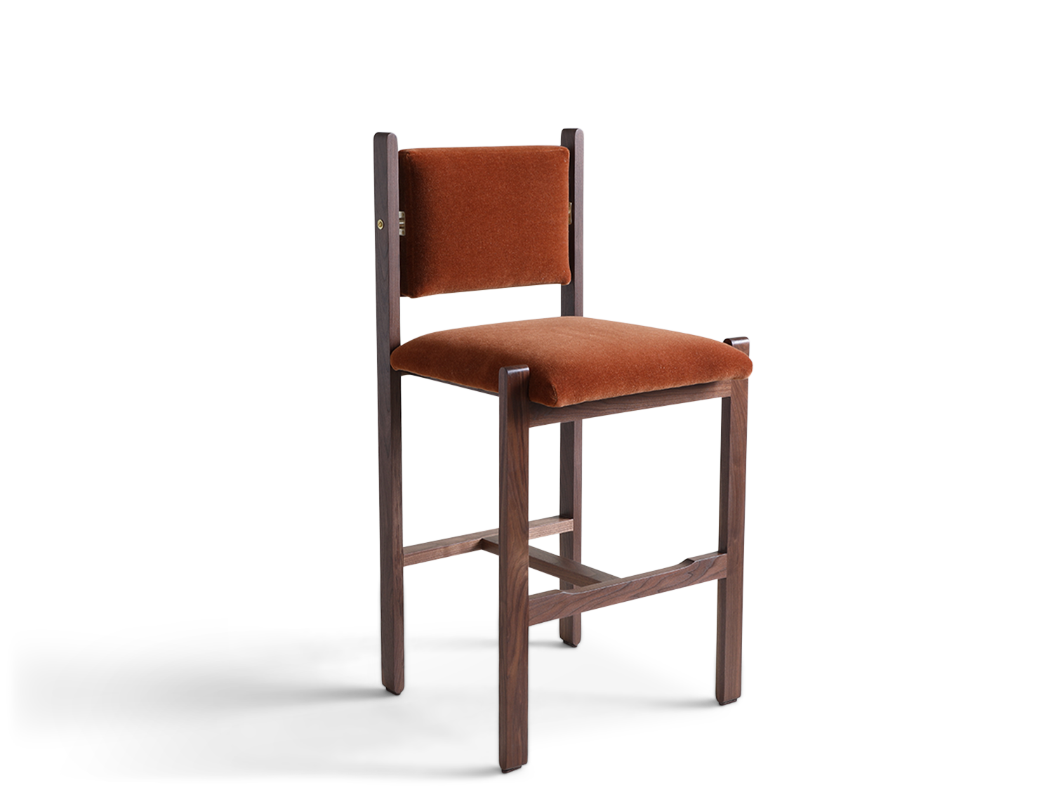 Morro Armless Barstool - Upholstered Seat