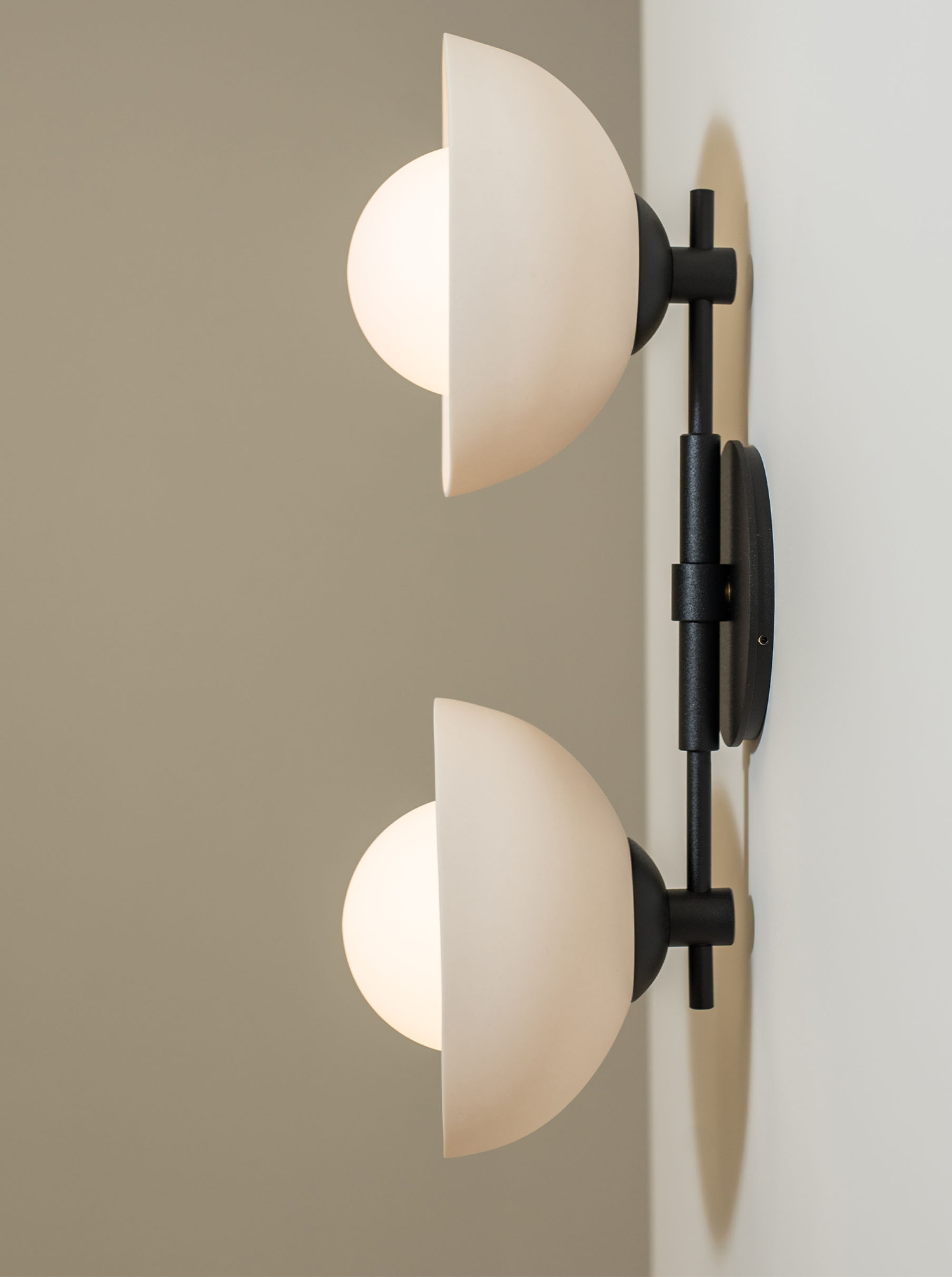 Dixon Double Sconce 7.5″ Hemisphere