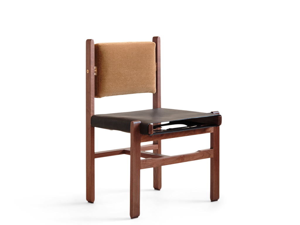 Morro Dining Side Chair - Leather Sling Seat