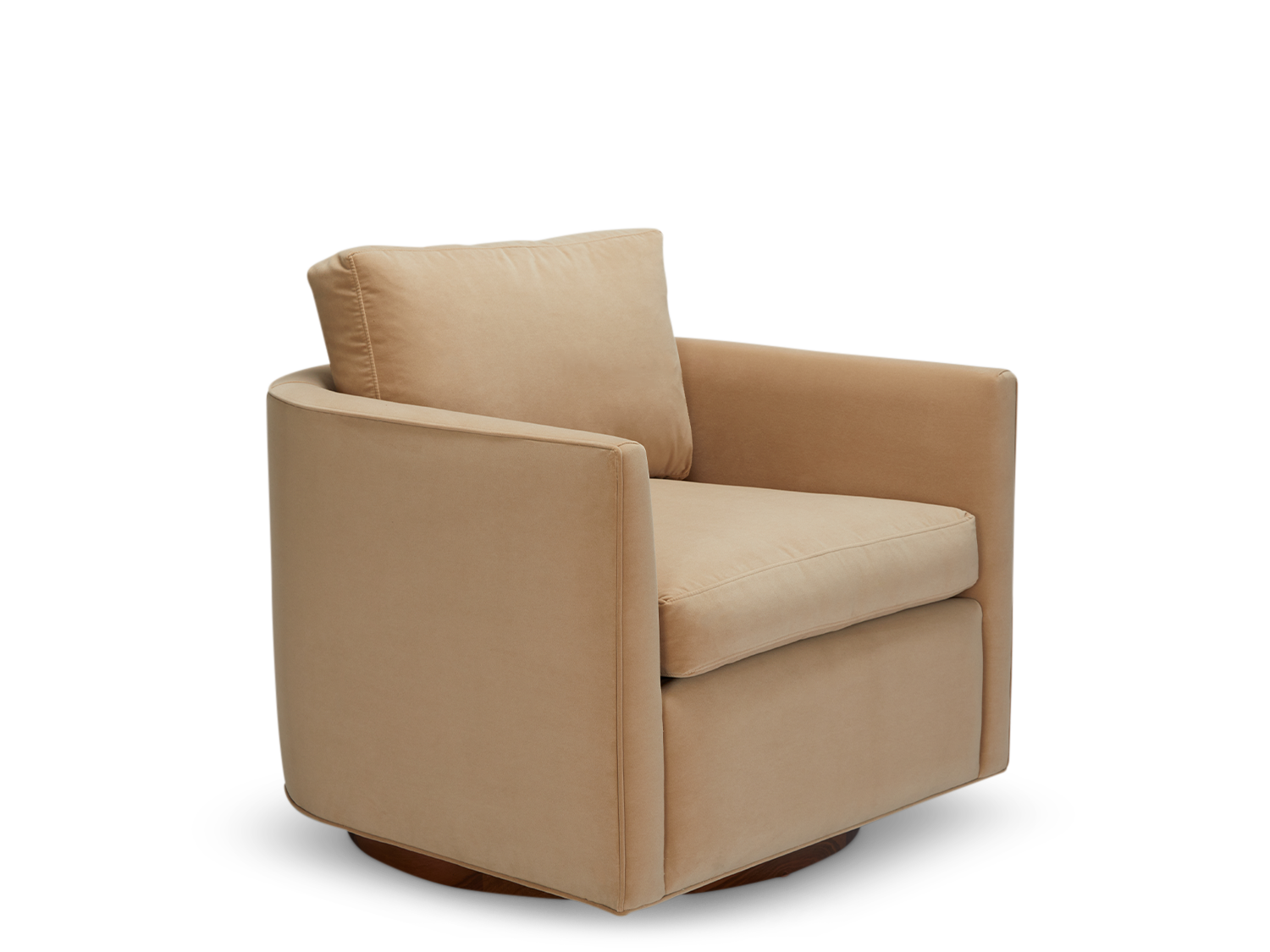 Curved Back Swivel Chair