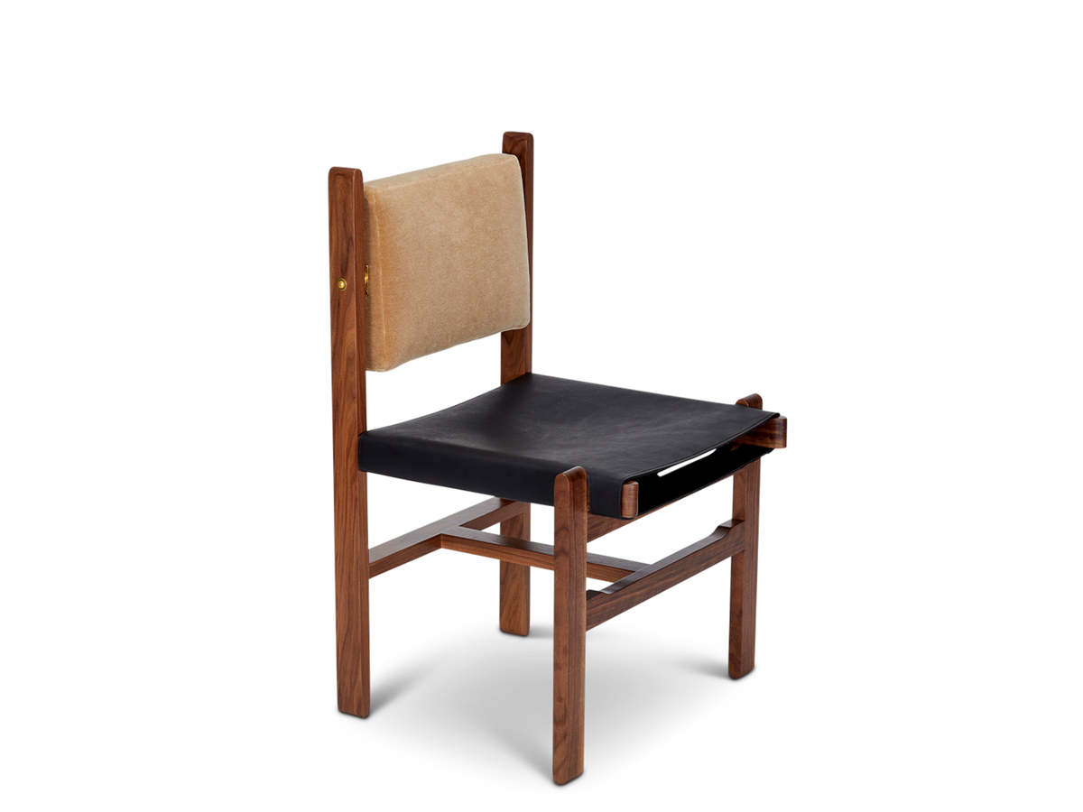 Morro Dining Side Chair - Leather Sling Seat