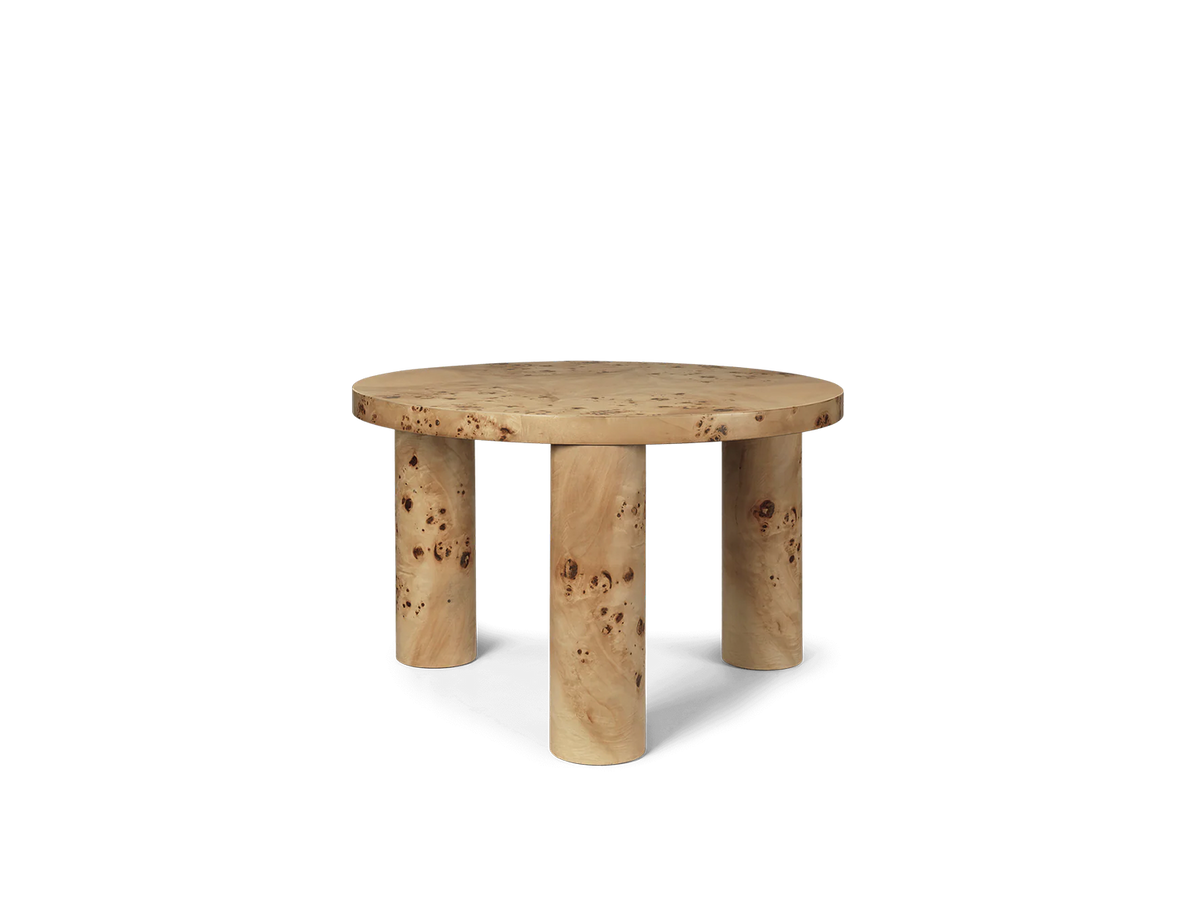 Ferm Living｜Post コーヒーテーブル（スモークドオーク） 円形 Post Coffee Table - Small