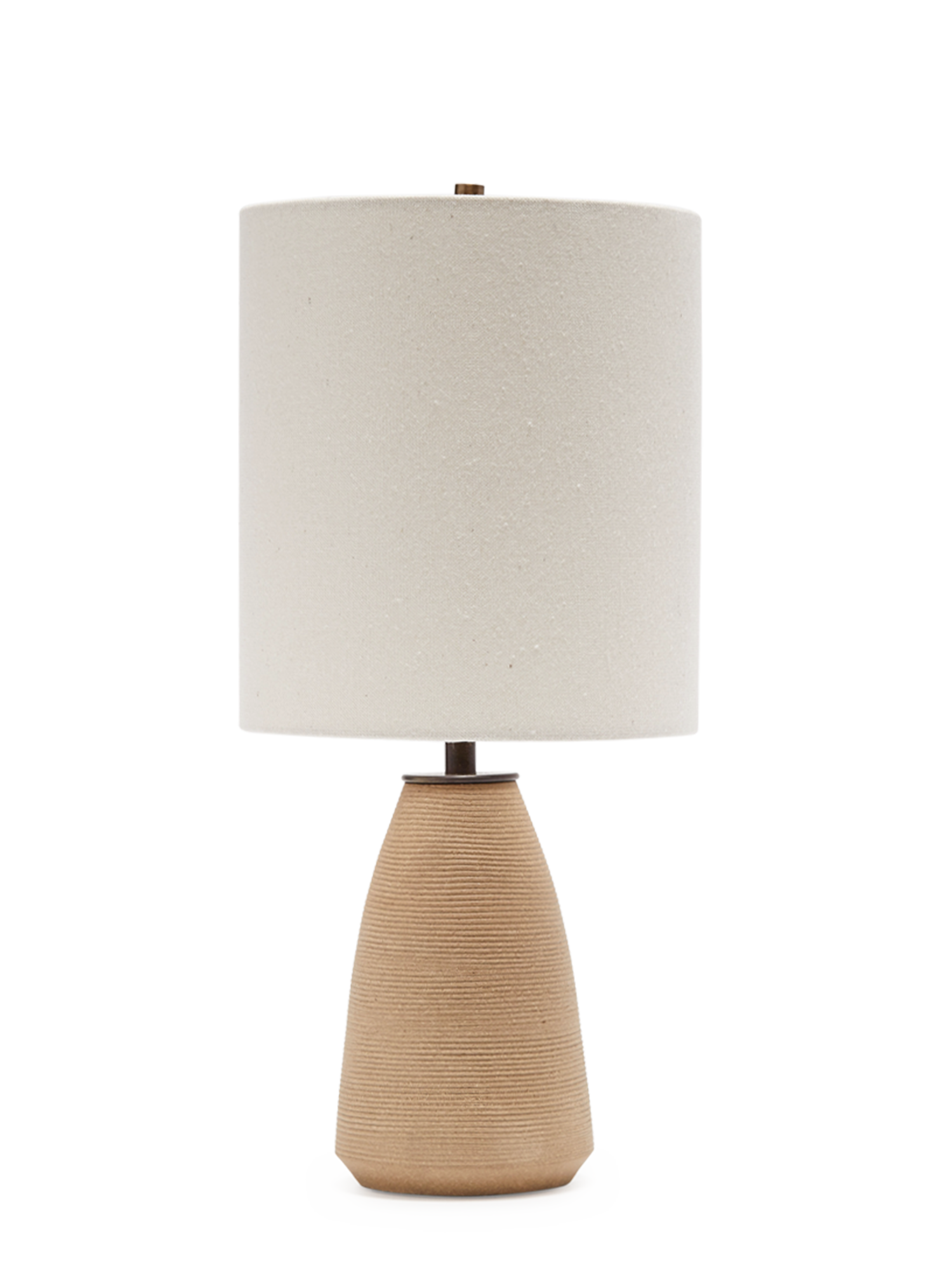 Small Angle Lamp - Ribbed Sand