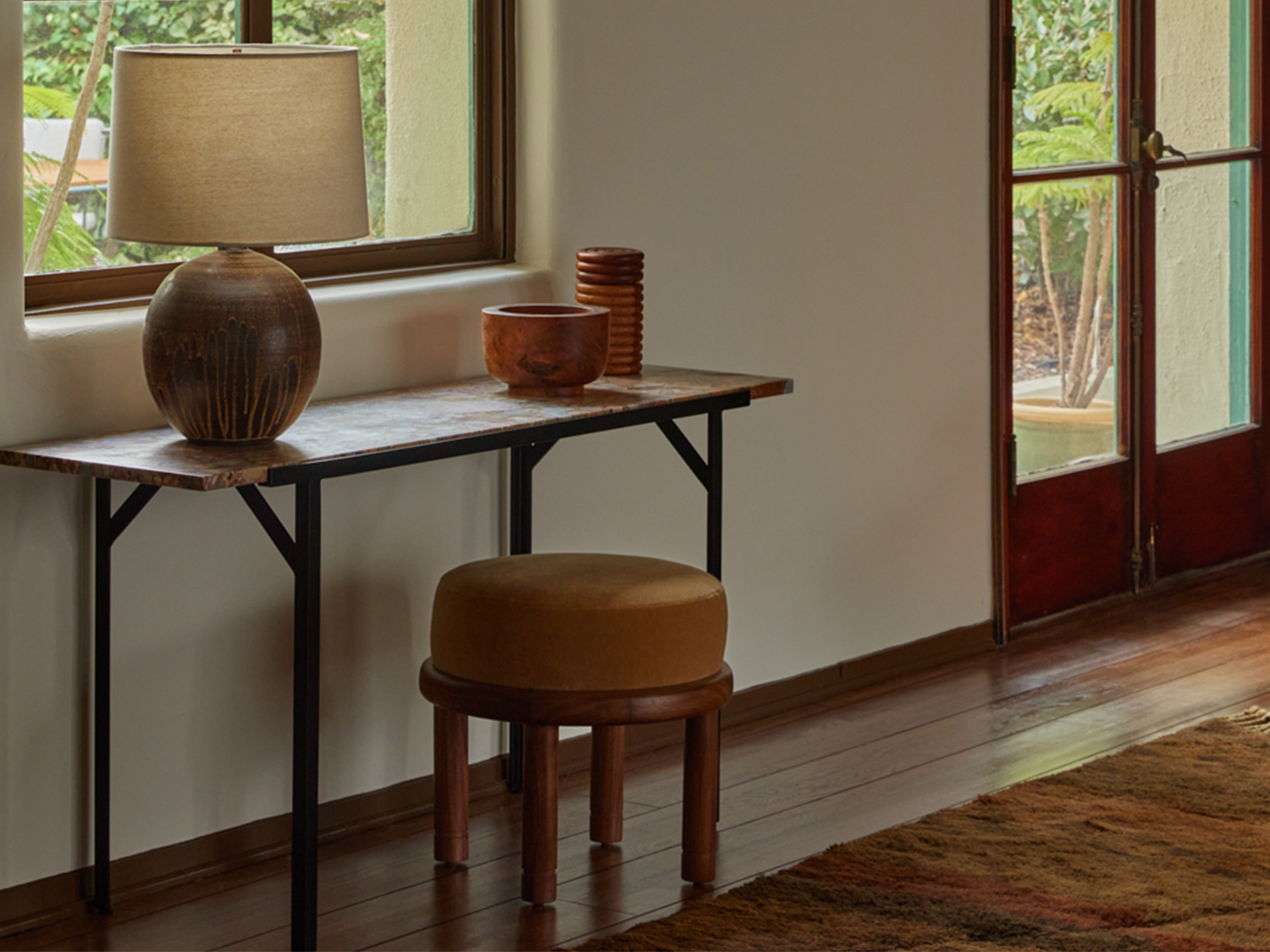 Petite Moreno Ottoman