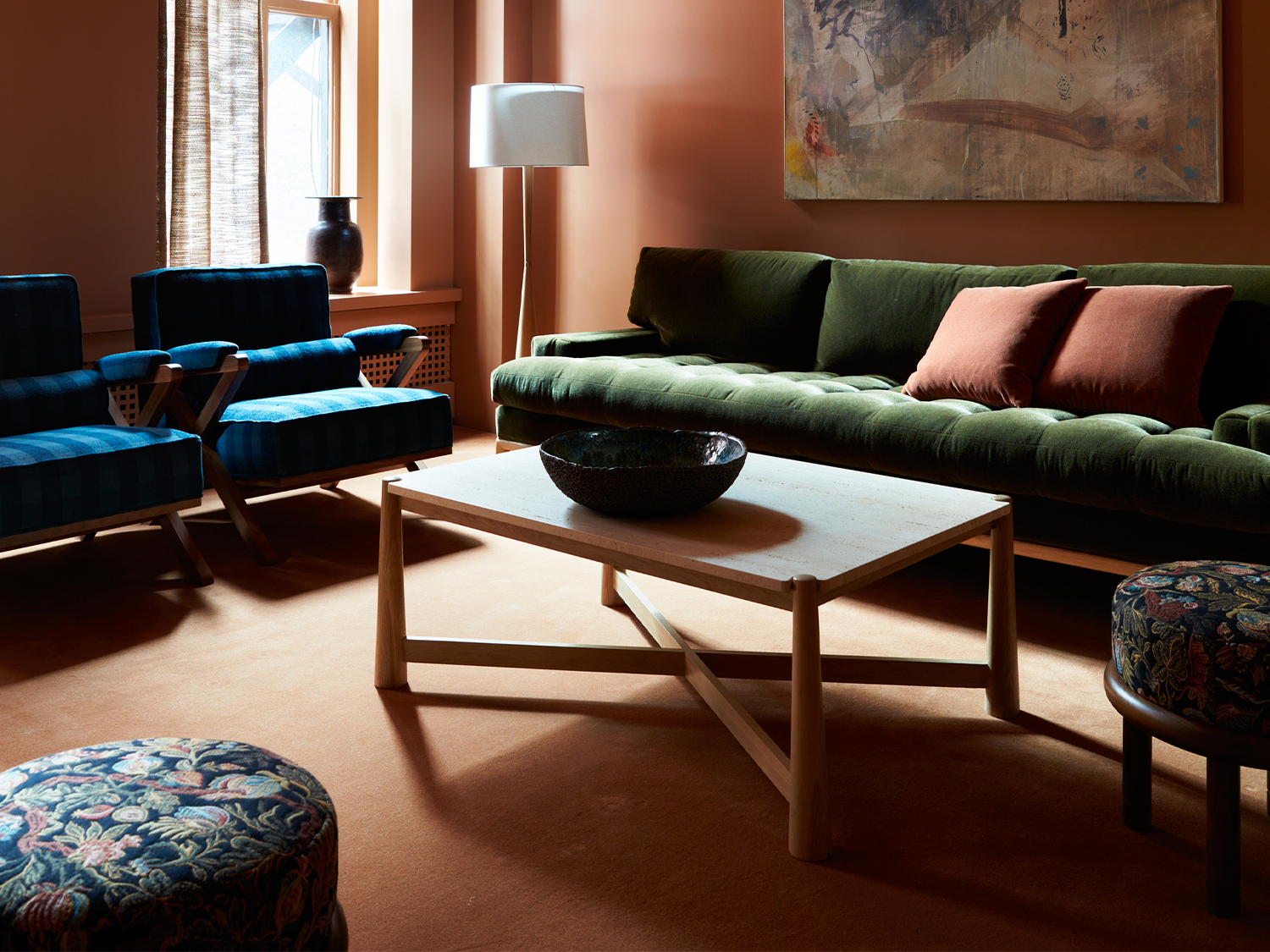 Petite Moreno Ottoman