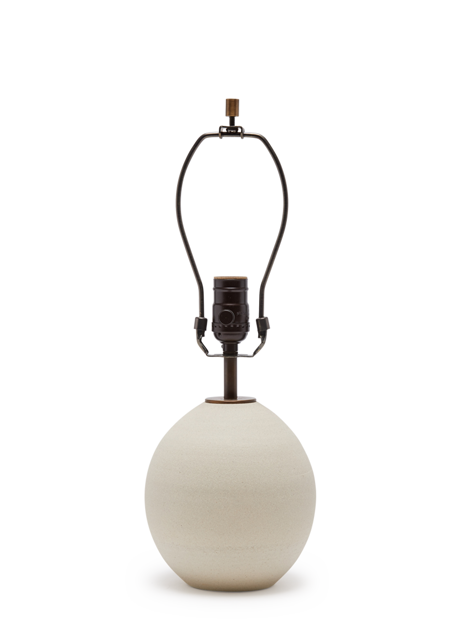 Small Orb Lamp - Chalk