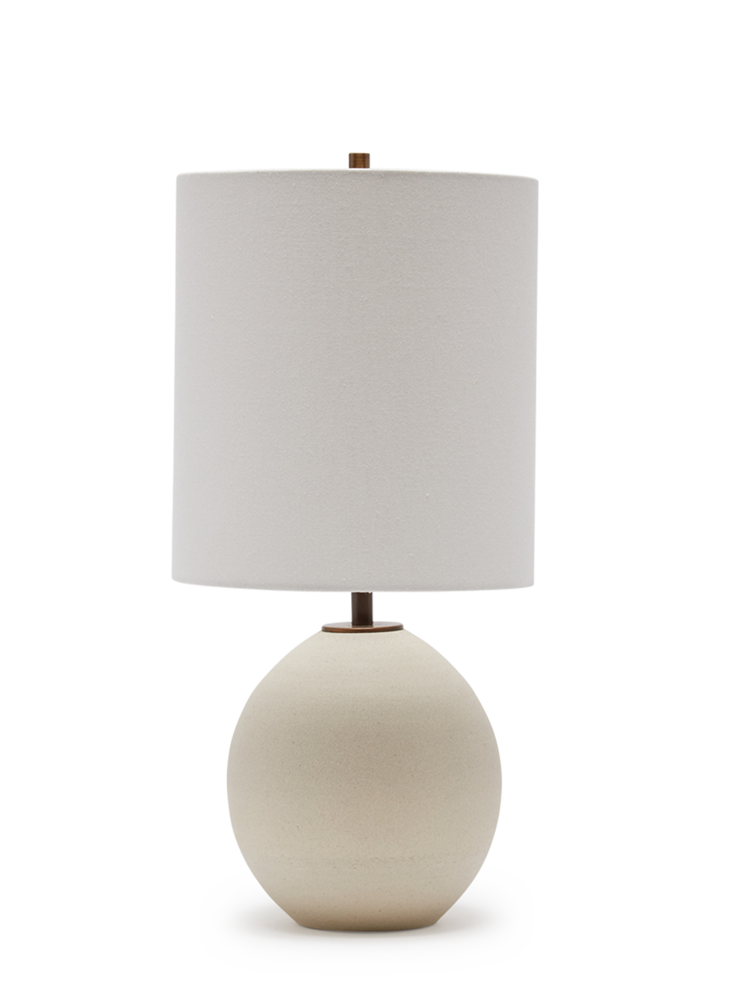 Small Orb Lamp Chalk