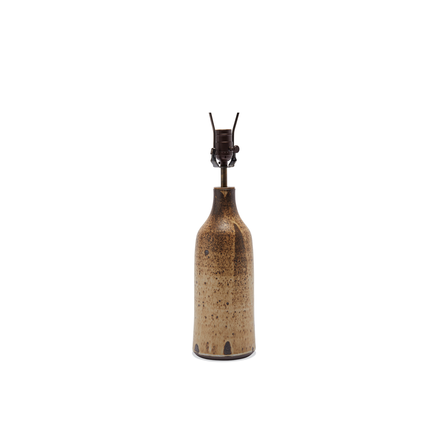 Poured Bottle Lamp - Brown