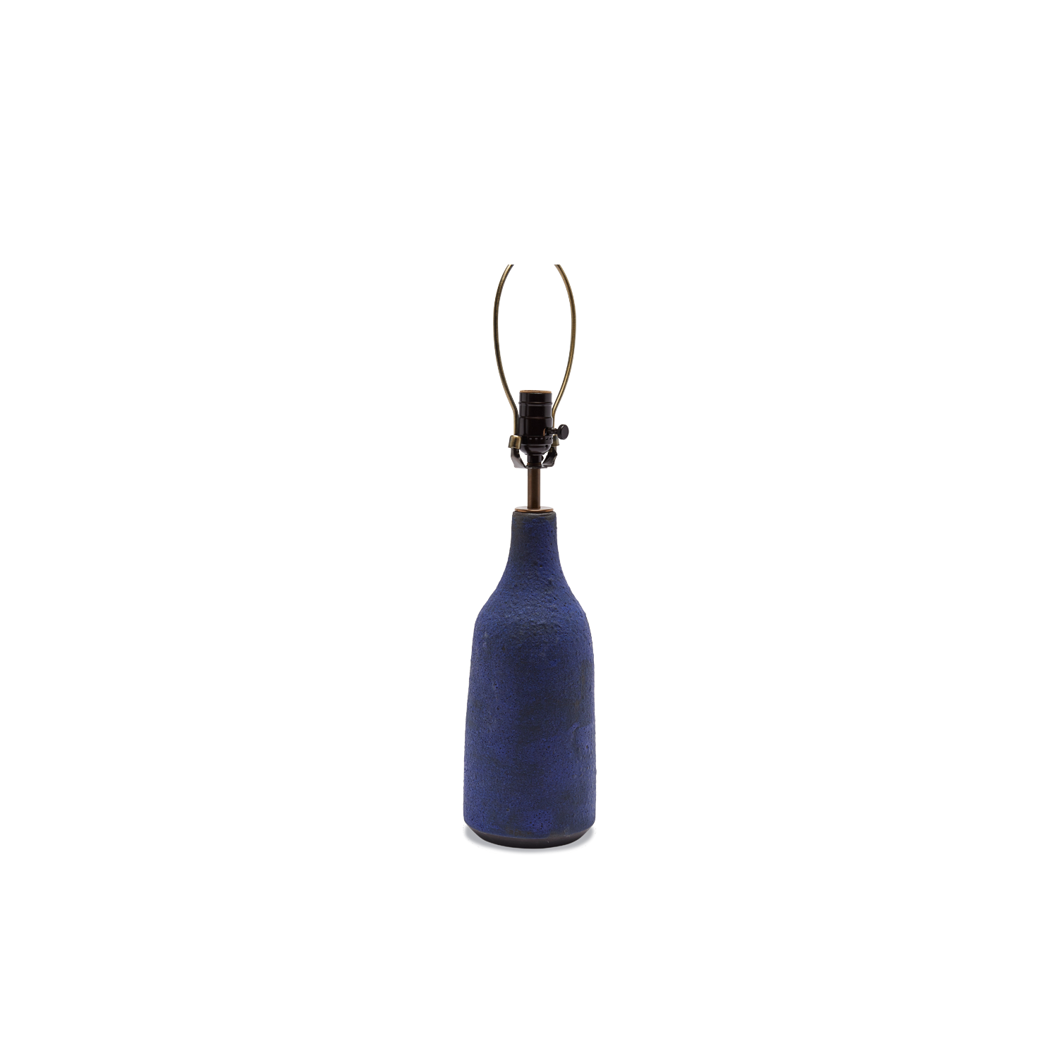 Bottle Lamp - Dry Matte Blue