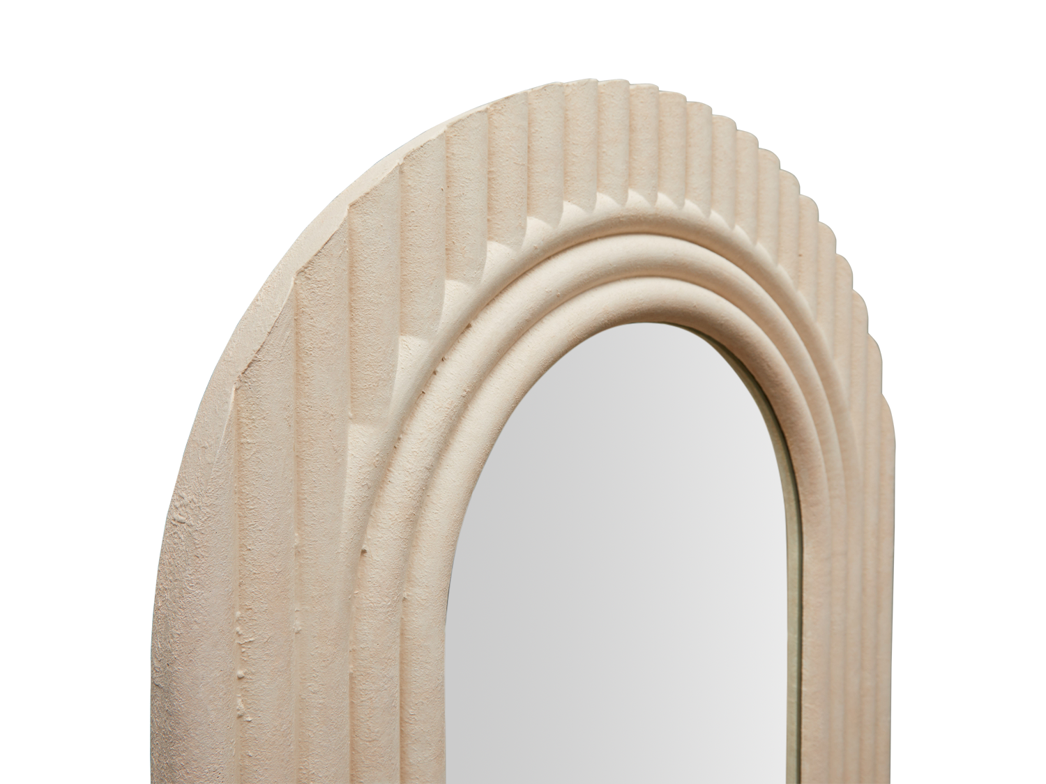 Fluted Arch Mirror - Medium