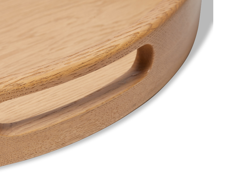 Light Wood Round Tray– LINEN & SAND