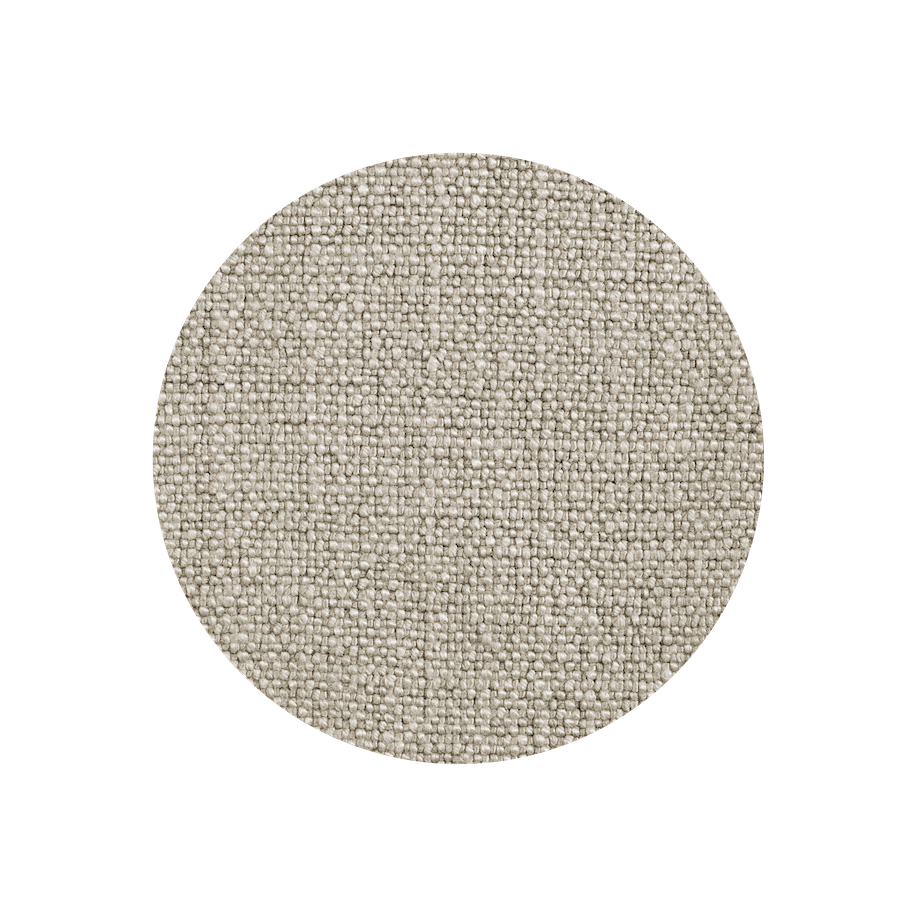 Brushed Linen Blend - Pebble