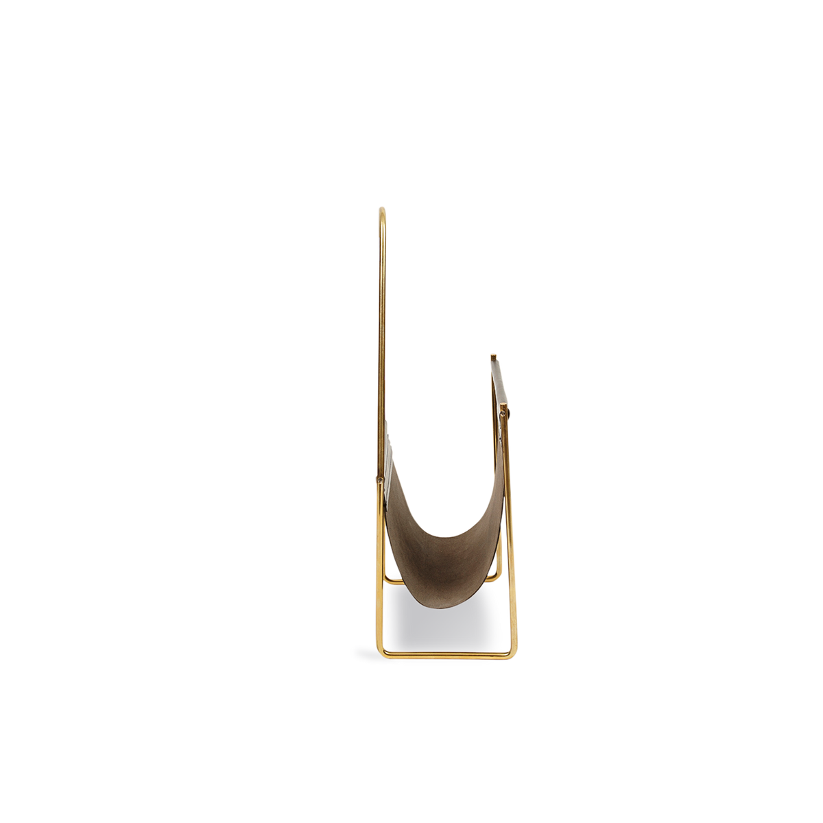 #3808-1 & #4488-1 Magazine Rack - Black Cowhide